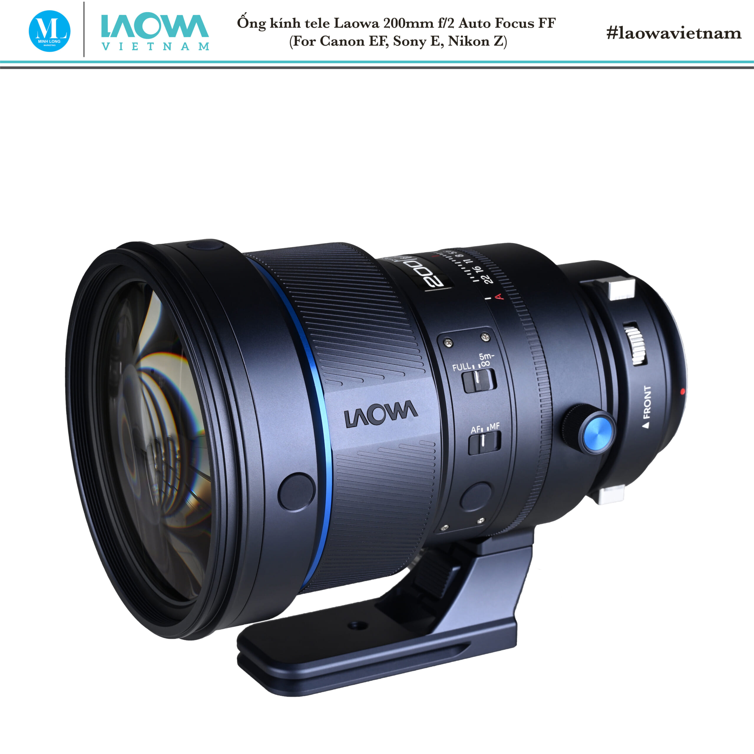 Ống kính tele Laowa 200mm f/2 Auto Focus FF - Ảnh 3