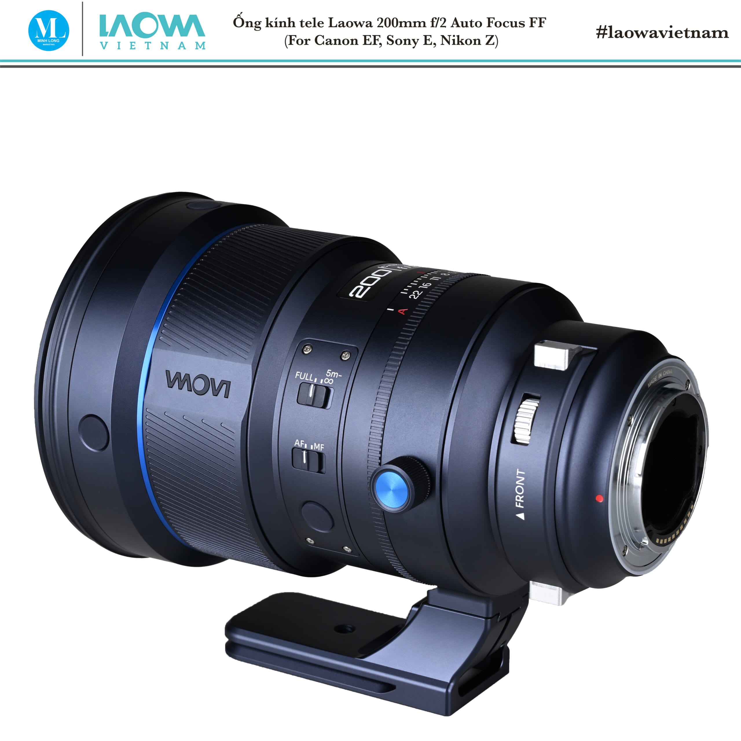 Ống kính tele Laowa 200mm f/2 Auto Focus FF - Ảnh 4