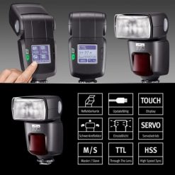 Đèn Flash kỹ thuật số Metz mecablitz 52 AF-1 cho Máy ảnh Canon và Nikon