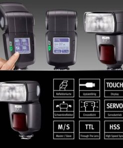 Đèn Flash kỹ thuật số Metz mecablitz 52 AF-1 cho Máy ảnh Canon và Nikon